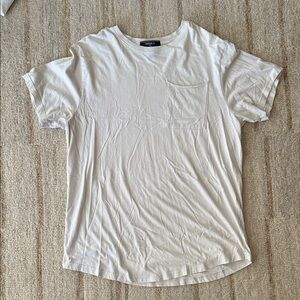 Forever 21 Off White Pocket Tee